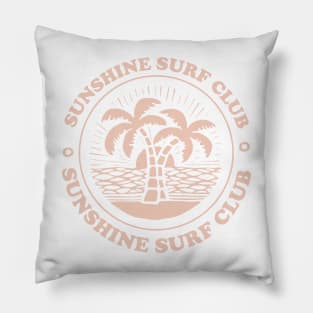 Sunshine Surf Club Pillow