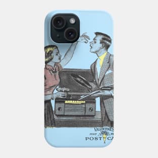 Vintage couple advertisement Phone Case