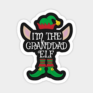 I'm The Granddad Christmas Elf Magnet