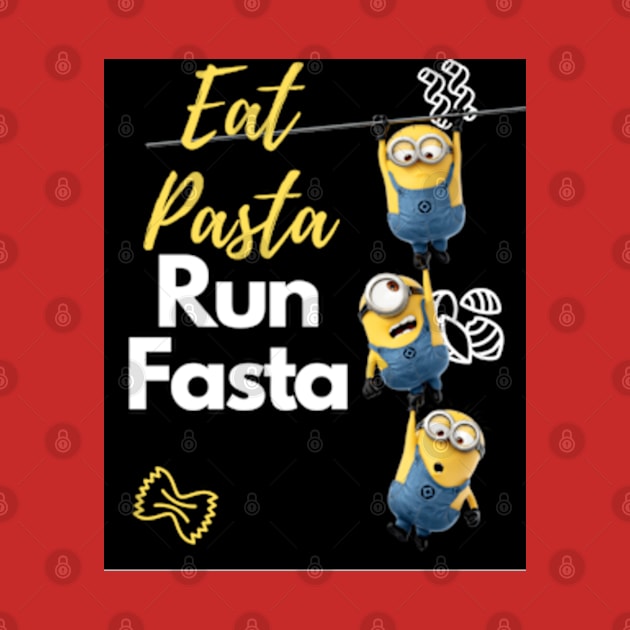 minions eat pasta by Ayesha