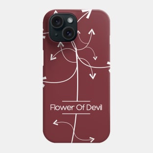 Flower of devil White Phone Case