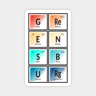 Greensburg City  | Periodic Table Magnet