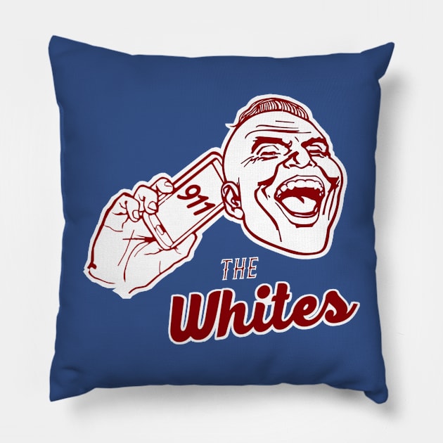 Whites Pillow by SlimPickins