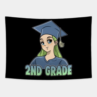 2nd Grade Anime Otaku Kawaii Elementary School Tapestry