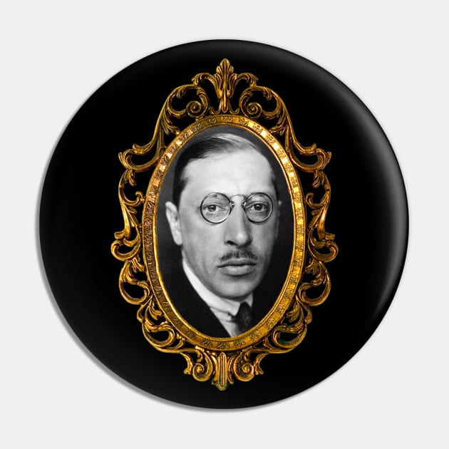 Igor Stravinsky Pin by TheMusicophile