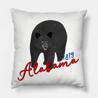 Alabama Black Bear Pillow