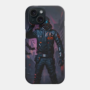 cyberbat in town Phone Case