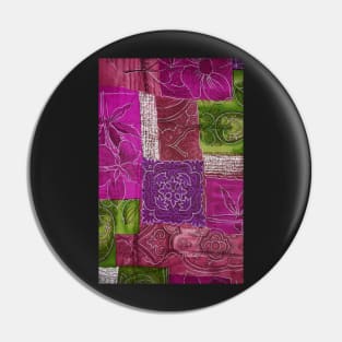 Pink Fabric Texture Pin