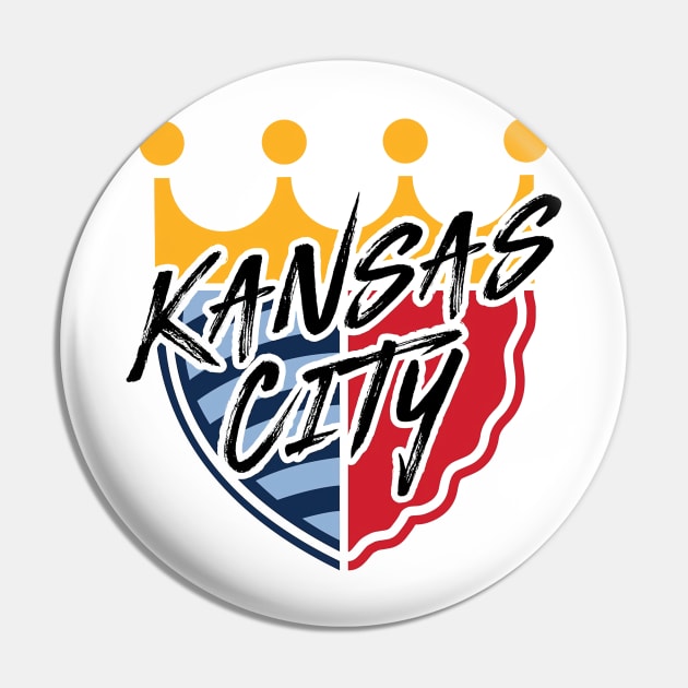 kansas city crown Pin by crackstudiodsgn