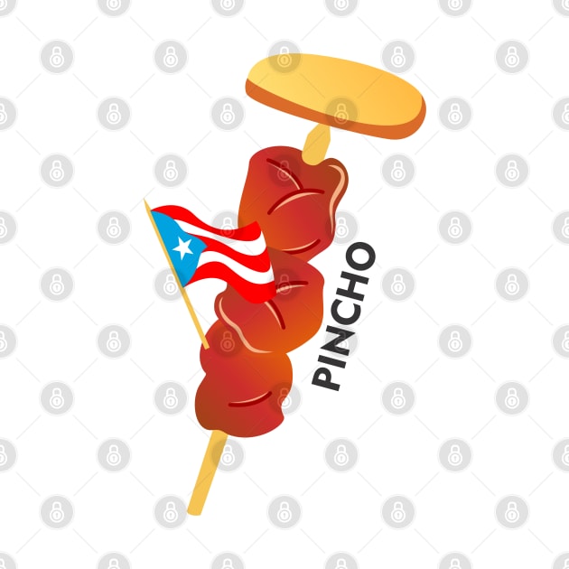 Puerto Rican Street Food Pincho Kebab by bydarling