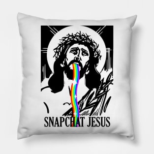 Snapchat Jesus Pillow