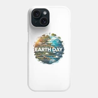 Earth Day message Phone Case