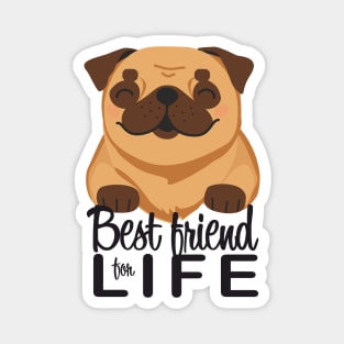 Pug Best friend Magnet