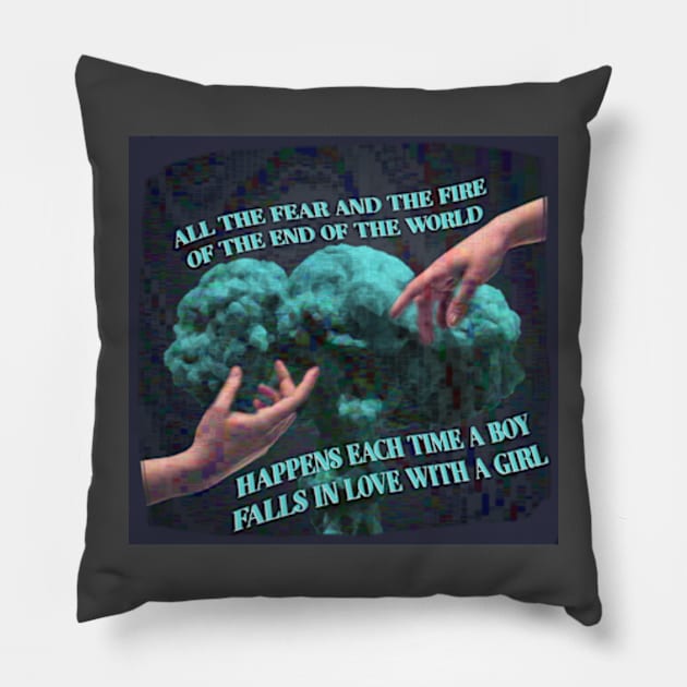 wasteland baby, nuclear touch Pillow by goblinbabe