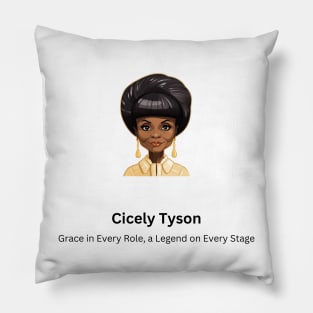 Icon: Cicely Tyson Pillow