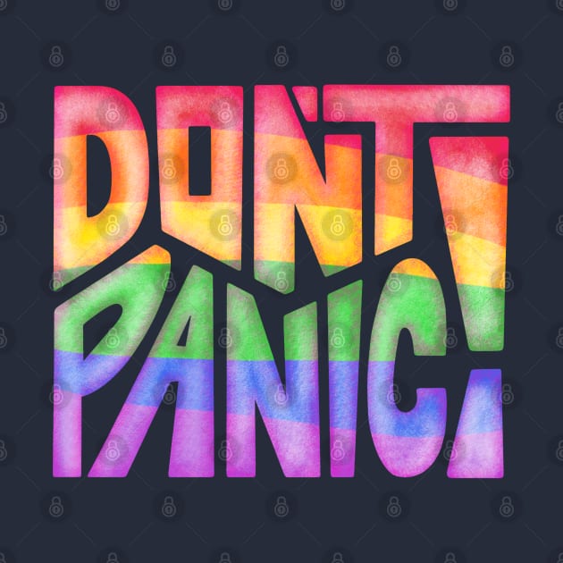 DON'T PANIC! Word Art by Slightly Unhinged