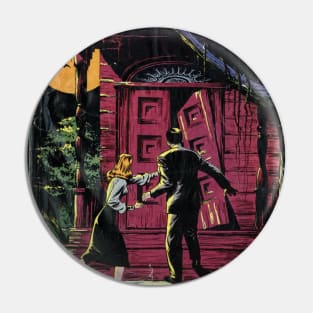 Classic Horror Comic Cover Art Pin