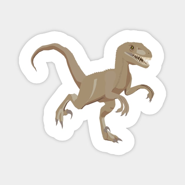 Raptor Dinosaur Magnet by NorseTech