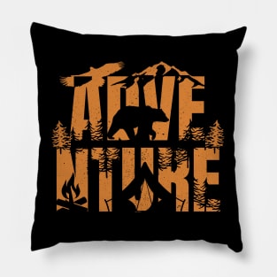 Vintage Outdoor Nature Pillow