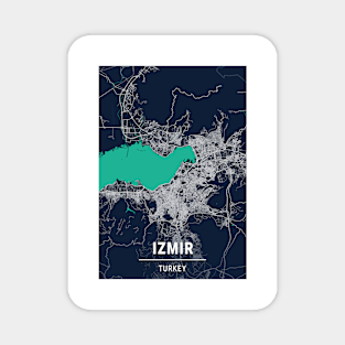 Izmir Maps Magnets Teepublic