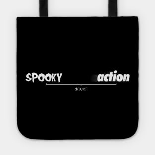 Spooky Action at a Distance Tote