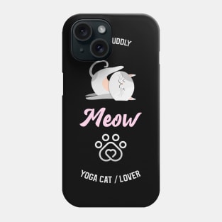 Yoga cat Phone Case