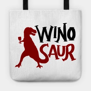 WinoSaur - Funny Wine Lover Shirts And Gifts - T-Rex Tote