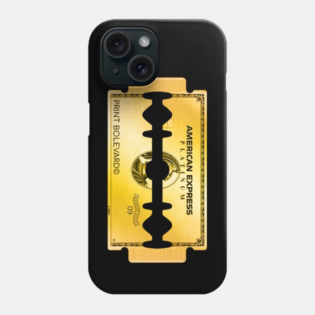 Platinum Card American Express Phone Case by Print Boulevard