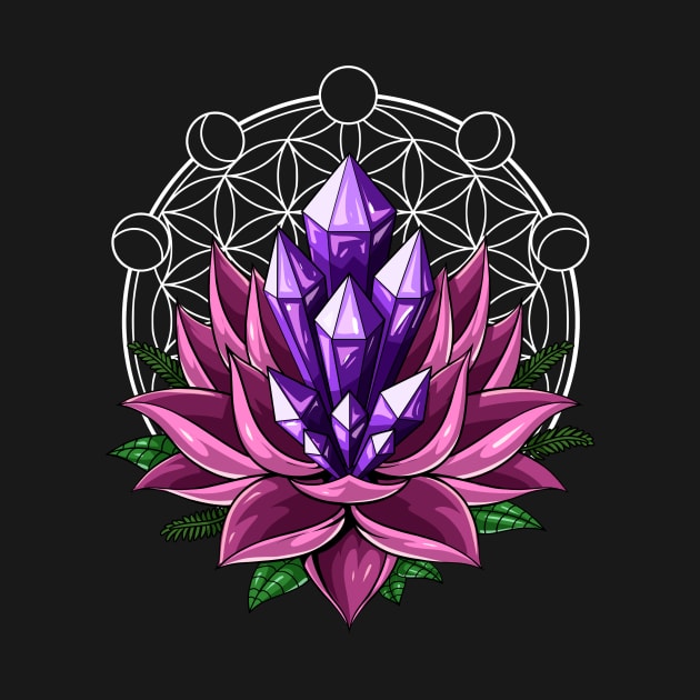 Zen Lotus Crystals by underheaven