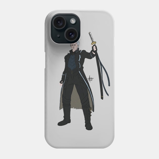 Vergil - The Alpha and Omega v2 Phone Case by An_dre 2B