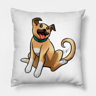 Boxer Mix - Cowboy Pillow