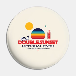 Double Sunset National Park Pin