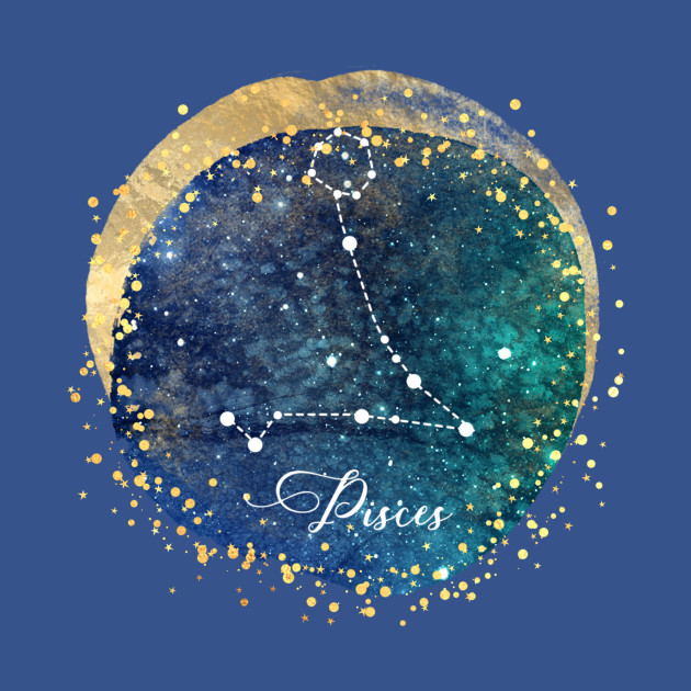 Disover Pisces Constellation - Pisces Zodiac - T-Shirt