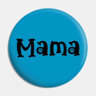 Mama Pawprint Pin