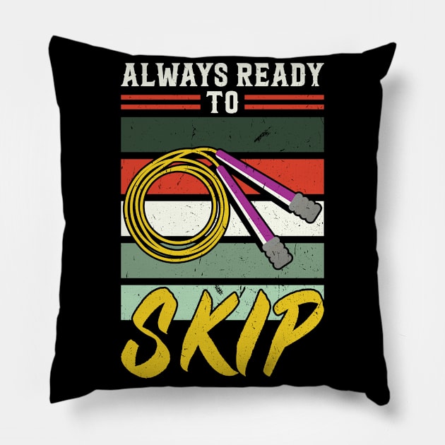 Always Ready To Skip - Jump Rope Pillow by Peco-Designs