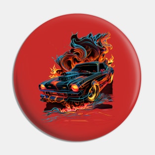 Dodge Charger Daytona - Burning Race Pin