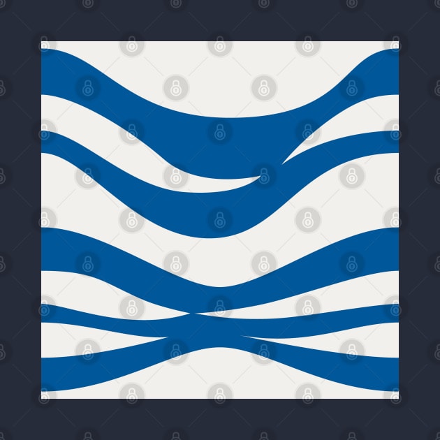 Blue Waves Pattern by Belcordi
