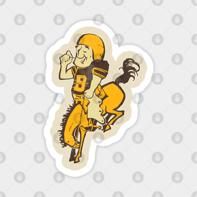 Denver Retro Fan Art Mascot Magnet by darklordpug