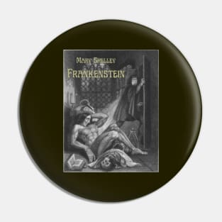 Frankenstein Mary Shelley Book Design Pin