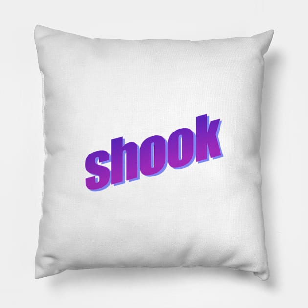 Shook Pillow by showmetype