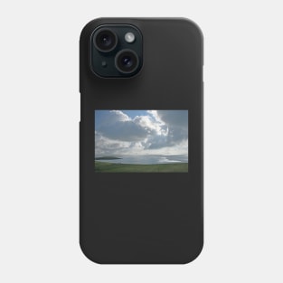 Clouds over Yell Sound Phone Case