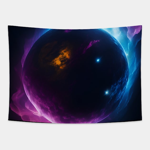 Planets Lights In Space Tapestry by star trek fanart and more