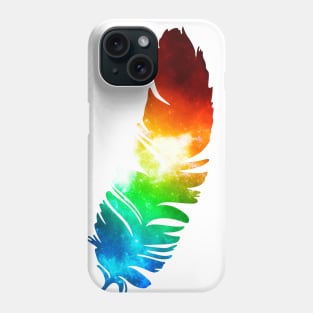 Galaxy Feather Phone Case