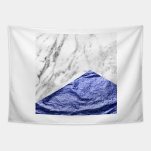 Navy marble Tapestry