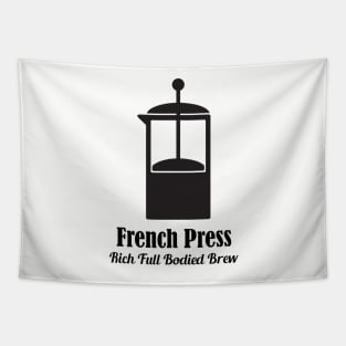 French Press Cold Brew Coffee Plunger love quotes Tapestry