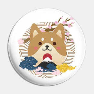 Japan Dog Shiba inu Pin