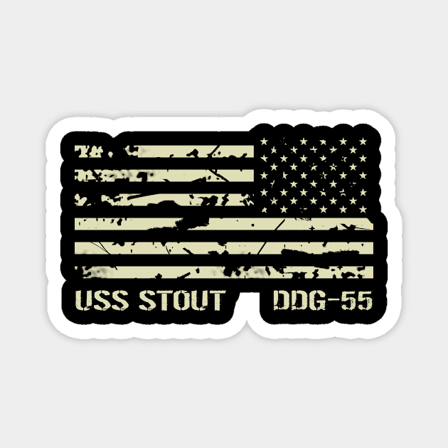 USS Stout Magnet by Jared S Davies