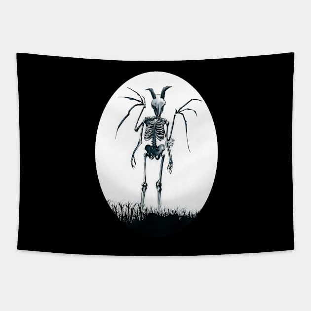 The Jersey Devil Is My Friend Tapestry by zombierust