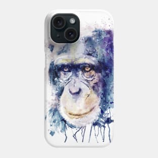 Watercolor Chimpanzee Phone Case