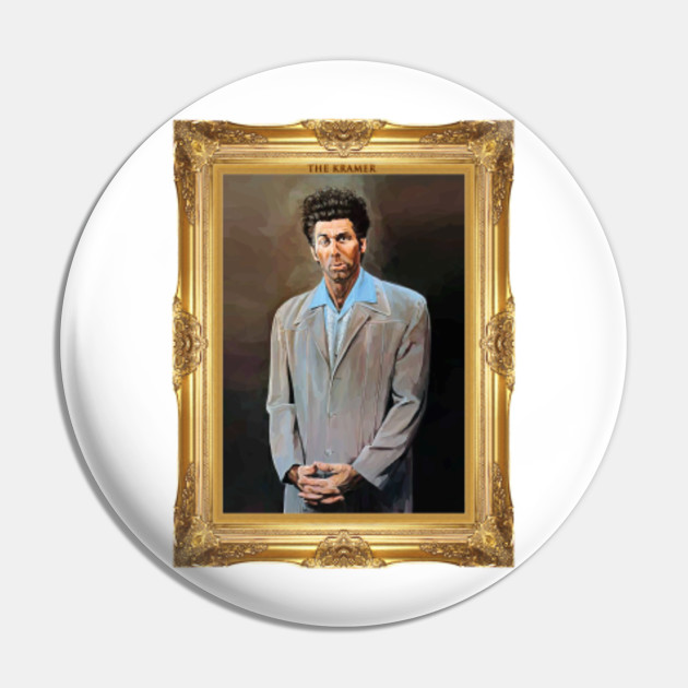 Kramer Painting Seinfeld Pin Teepublic